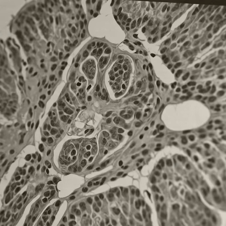 Unstained tissue slide
